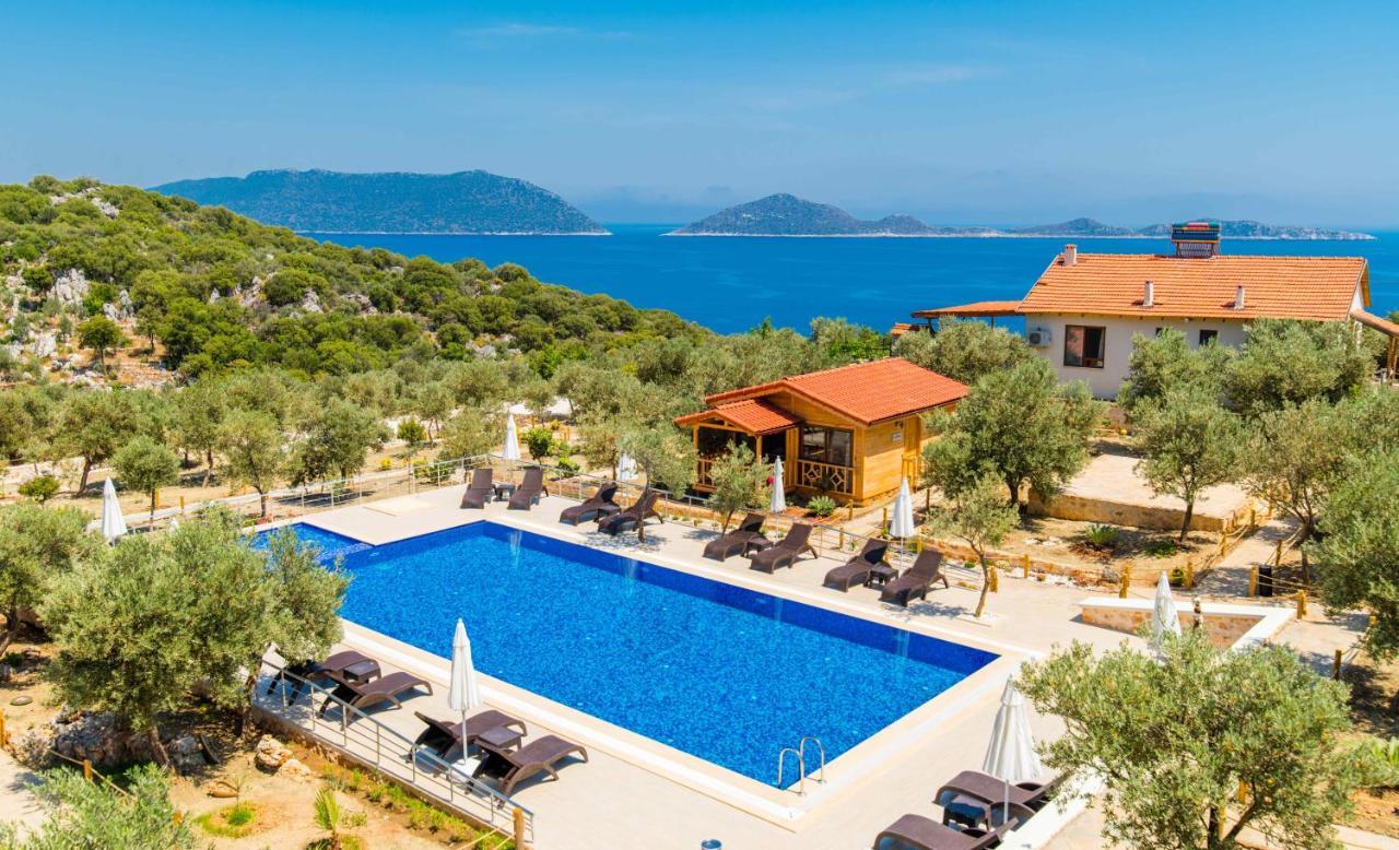 Doganin Ruhu Hotel & Bungalow Kaş Exteriör bild