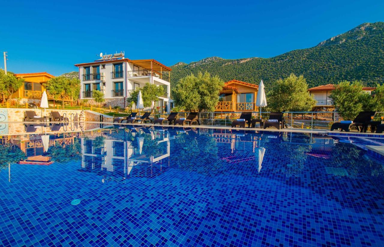 Doganin Ruhu Hotel & Bungalow Kaş Exteriör bild
