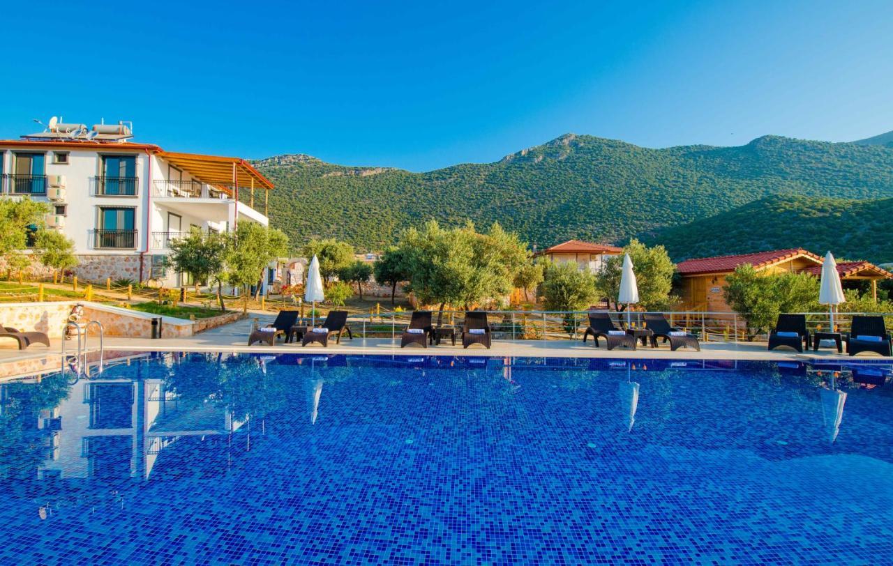 Doganin Ruhu Hotel & Bungalow Kaş Exteriör bild