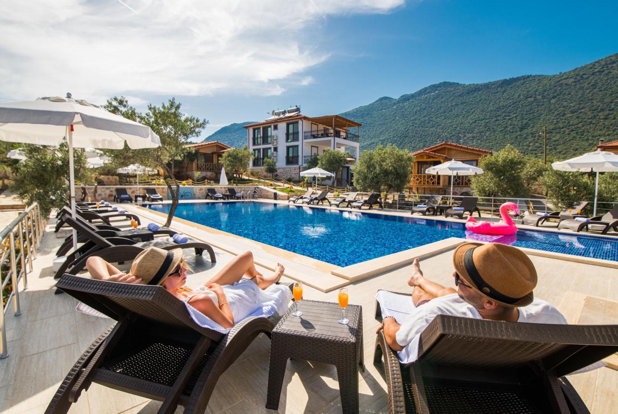 Doganin Ruhu Hotel & Bungalow Kaş Exteriör bild
