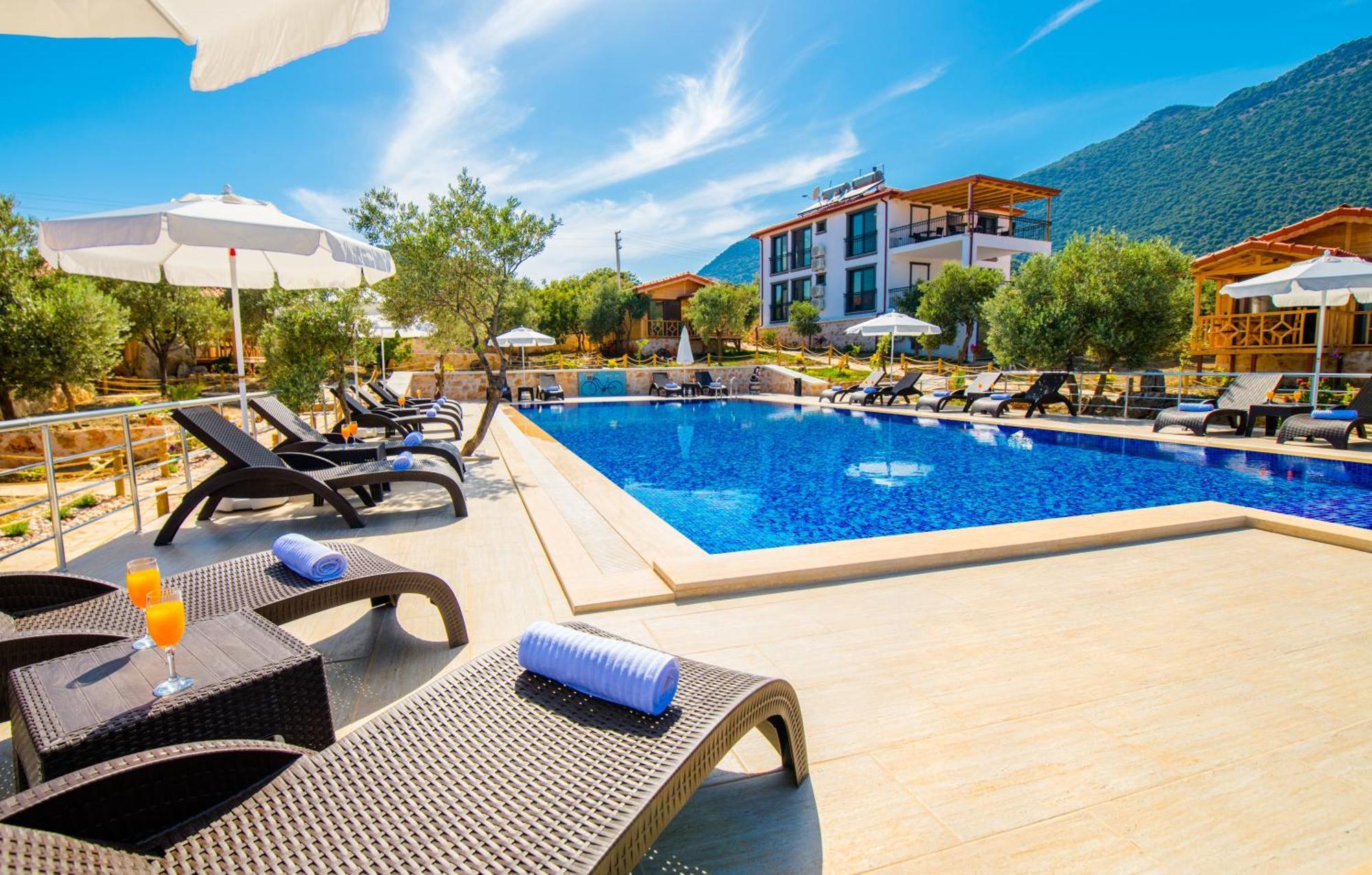 Doganin Ruhu Hotel & Bungalow Kaş Exteriör bild